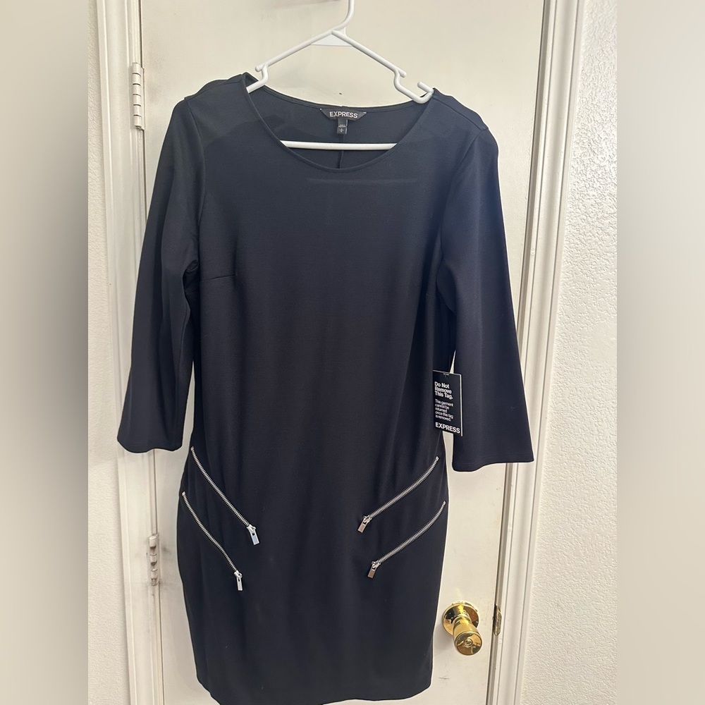NWT Express Black dress large